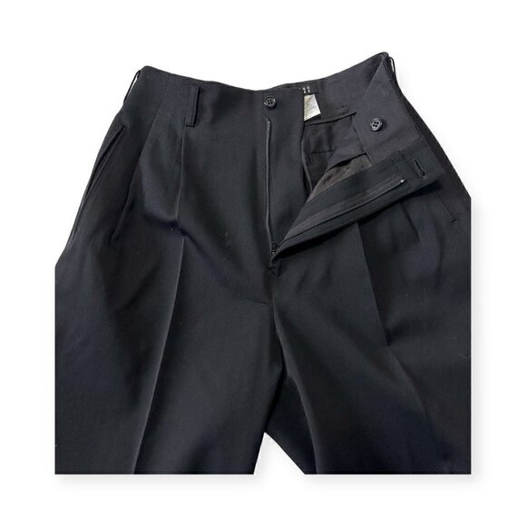 Vintage Atsuro Tayama Black Wool Trouser Pants, Vintage from 90s, Size M - Picture 6 of 13